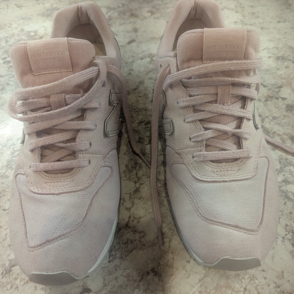 New Balance Pink Suede Sneakers Running Shoes Trainers